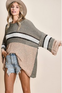 Oversized Gauge Sweater Top