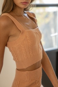 Sweater Knit Sleeveless Top